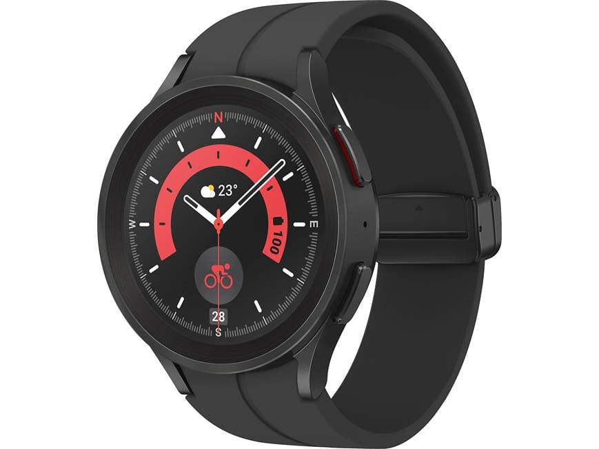 Galaxy Watch5 Pro 45mm｜ブラックチタニウム国内正規品｜ Samsung Galaxy Watch5 Pro (45 mm, Black Titanium) Smart lifestyle