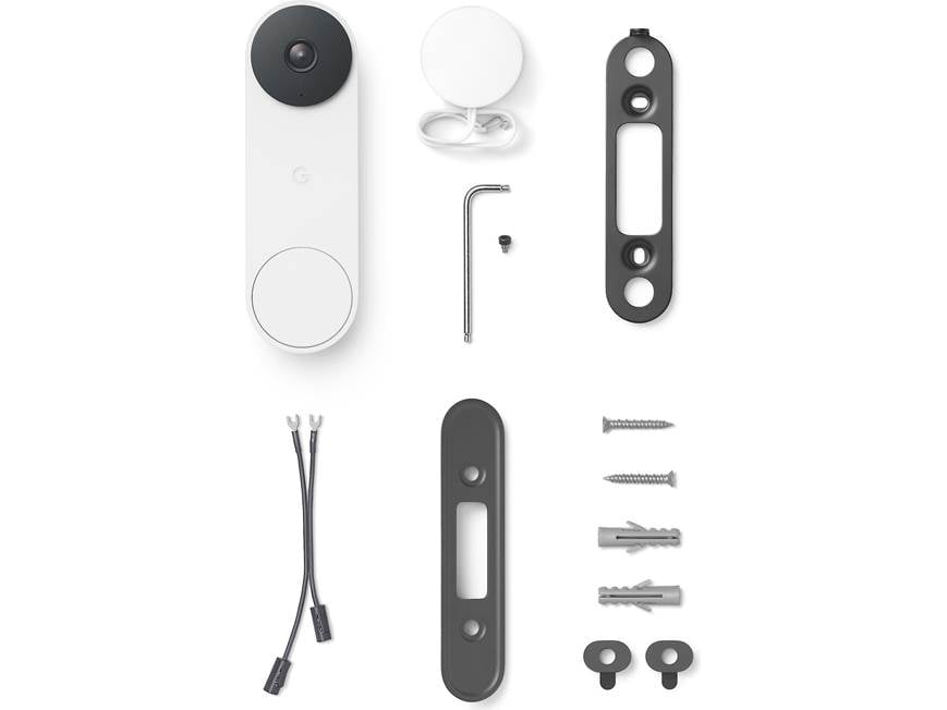 Google Nest Doorbell Wired (2nd gen) (Snow) Hardwired video