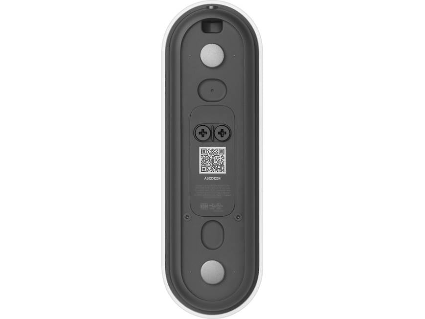 Google Nest Doorbell Wired (2nd gen) (Snow) Hardwired video