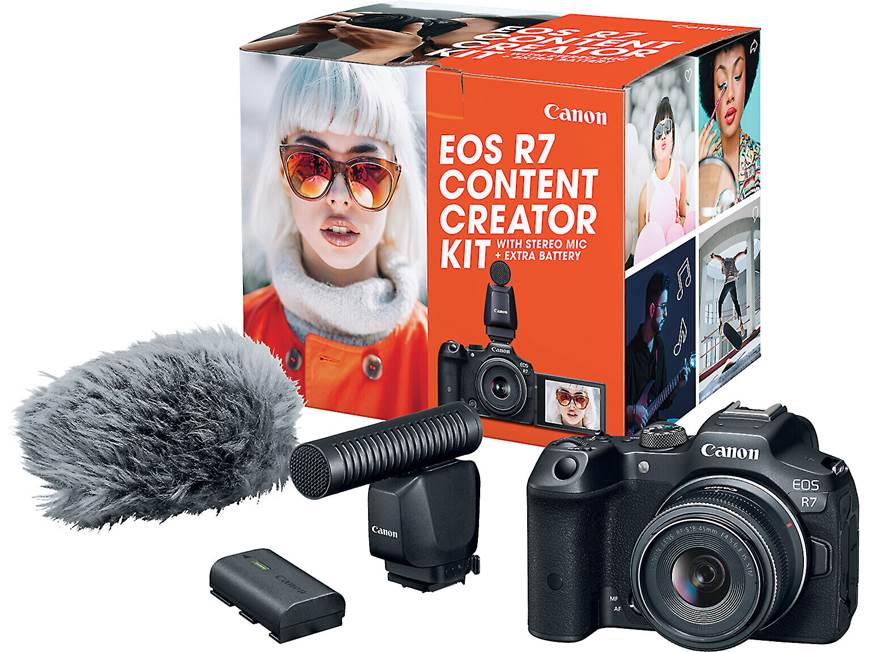 Canon EOS R7 セット Canon EOS R7 Content Creator Kit R7 mirrorless camera with 18-45mm