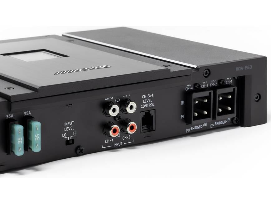 Alpine HDA-F60 Status Series 4-channel car amplifier — 100 watts
