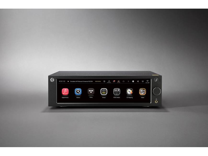 HiFi Rose RS250A (Black) High-resolution audio and 4K video