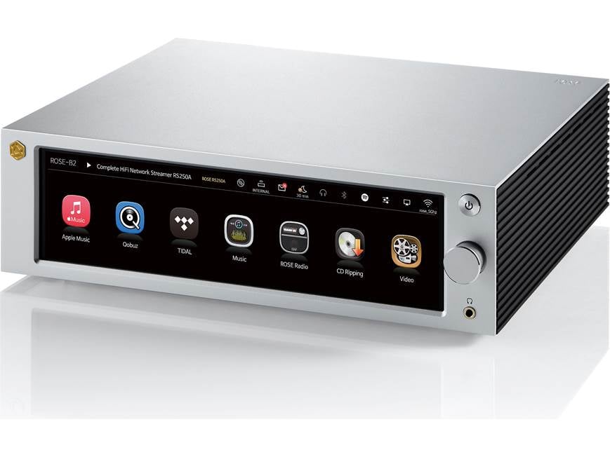 HiFi Rose RS250A (Silver) High-resolution audio and 4K video