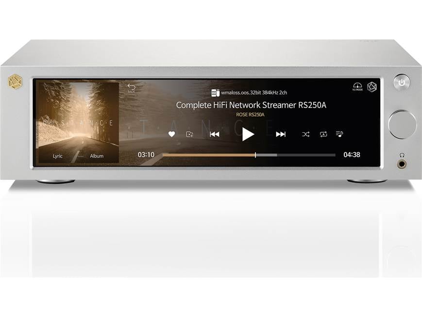 HiFi Rose RS250A (Silver) High-resolution audio and 4K video