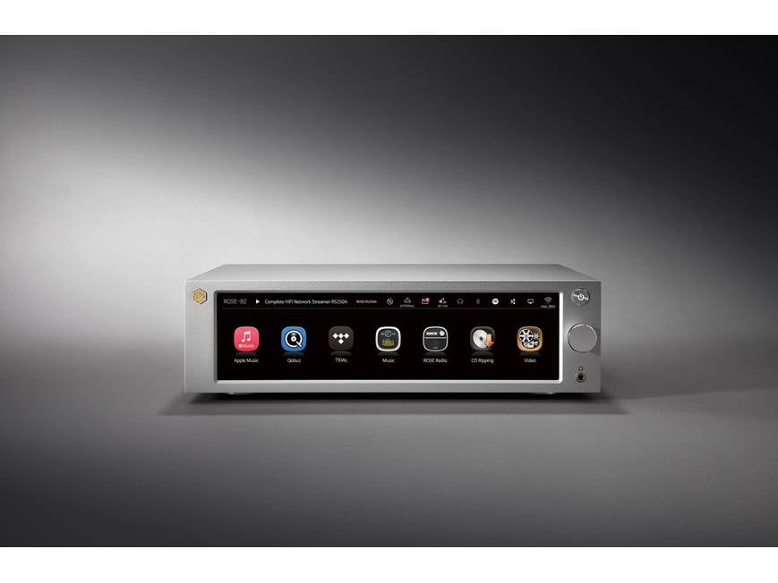 HiFi Rose RS250A (Silver) High-resolution audio and 4K video