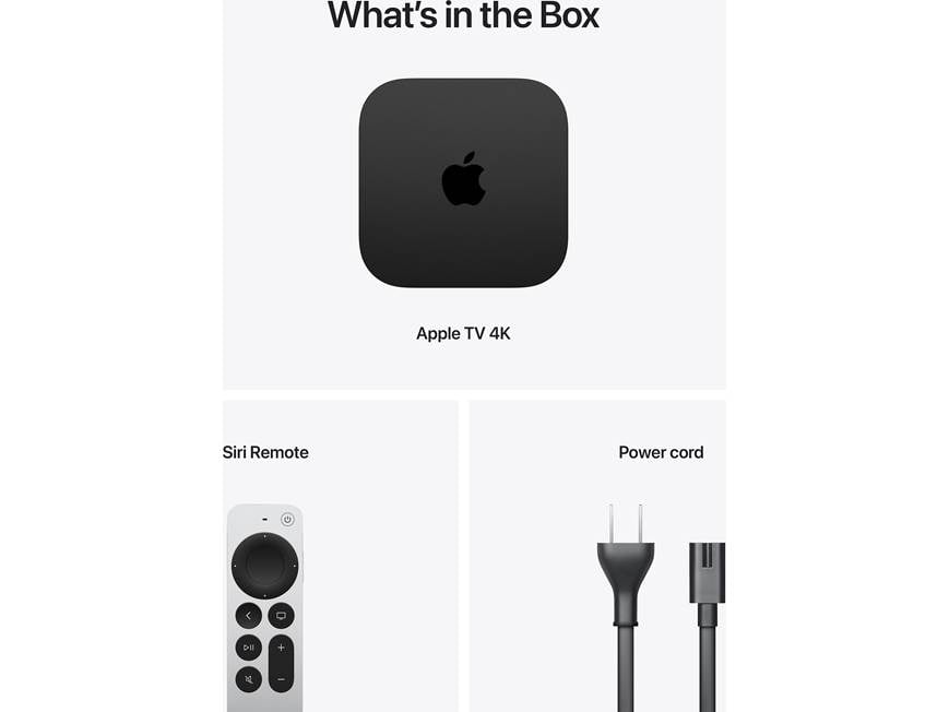Apple TV 4K with Wi-Fi® (3rd generation) 4K Ultra HD streaming TV