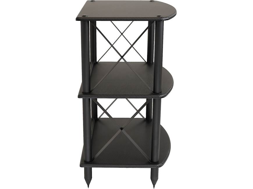 Close-up of the leg and cross-brace structure of the stand