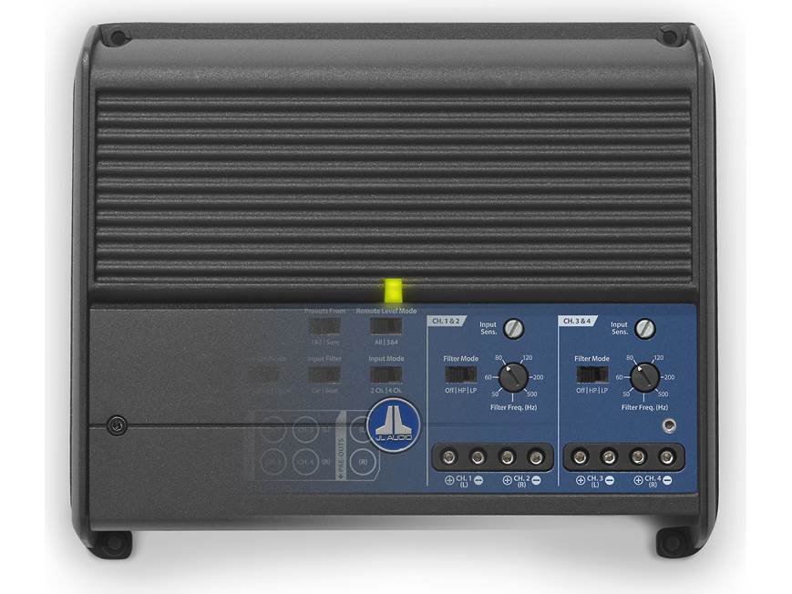JL Audio XDM400/4 4-channel car/marine amplifier — 75 watts RMS x