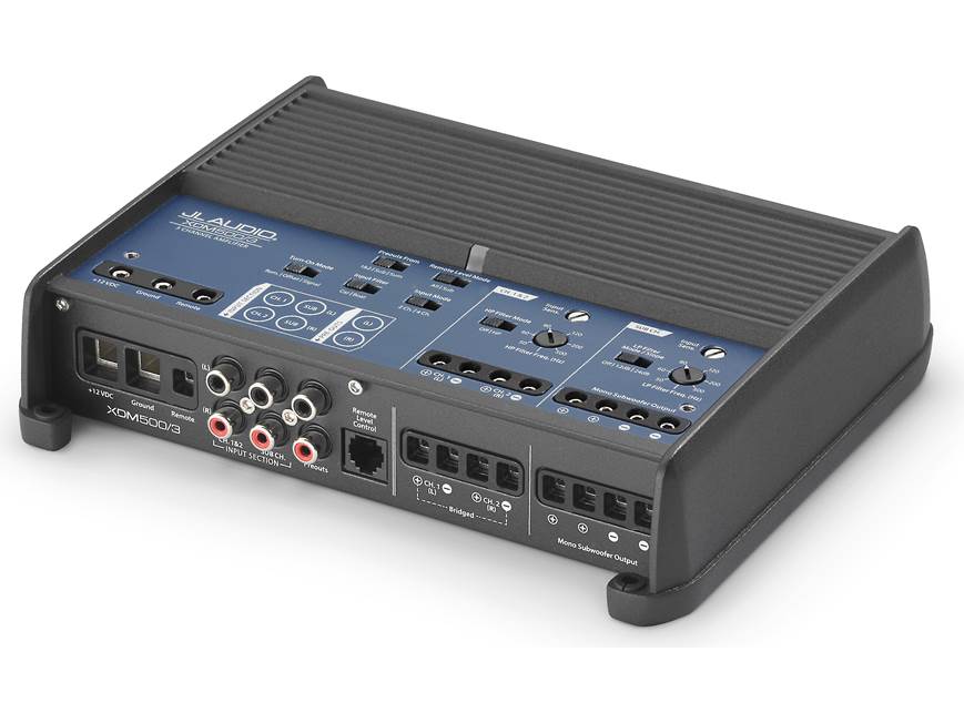 JL Audio XDM500/3 3-channel car/marine amplifier — 75 watts RMS x