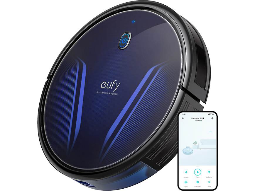 eufy by Anker RoboVac G15 Robotic vacuum with Wi-Fi at Crutchfield