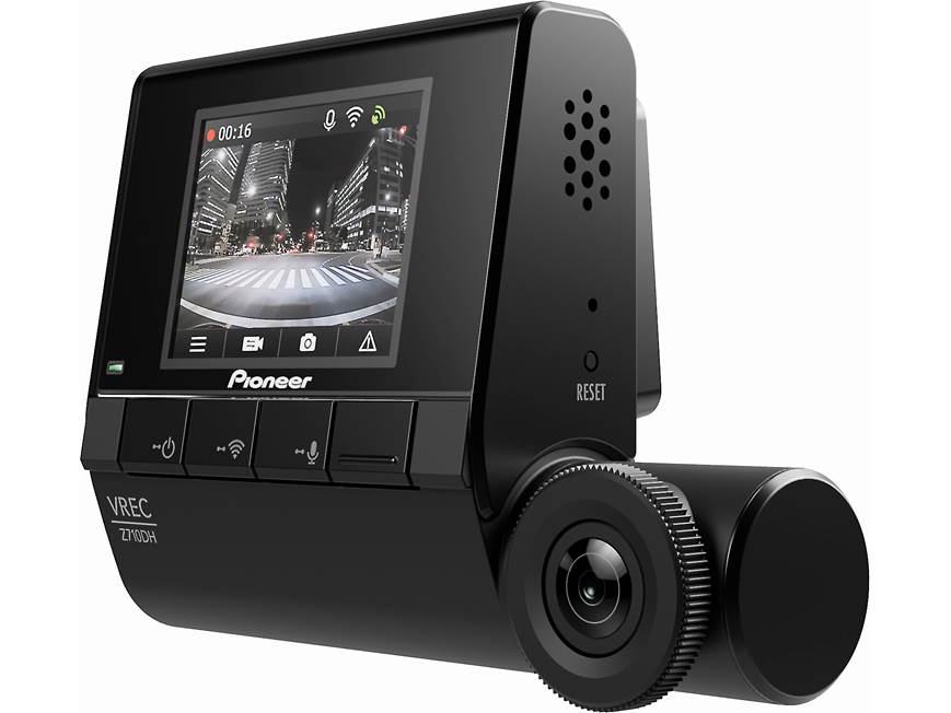 Pioneer VREC-Z710DH HD dashcam with GPS, Wi-Fi, and second HD