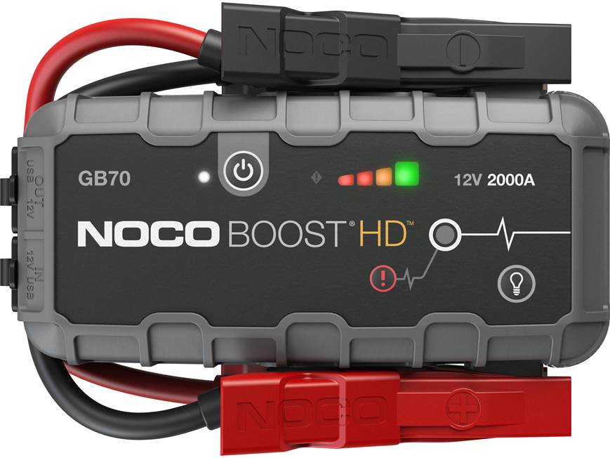 NOCO GB70 Boost HD 2000-amp jump starter and portable power bank
