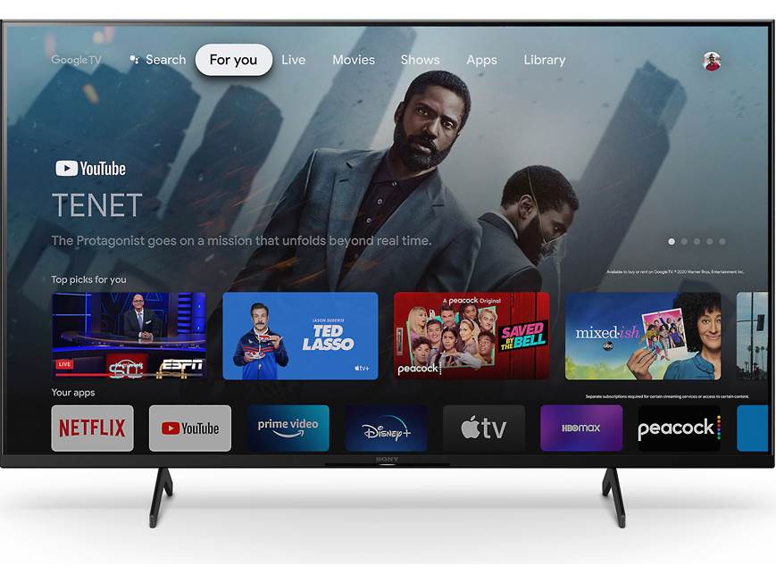 Sony BRAVIA KD-43X80L 43″ 4K HDR Google TV – Processore X1, Triluminos Pro, Suono Potente, Design Flush Surface, Nero