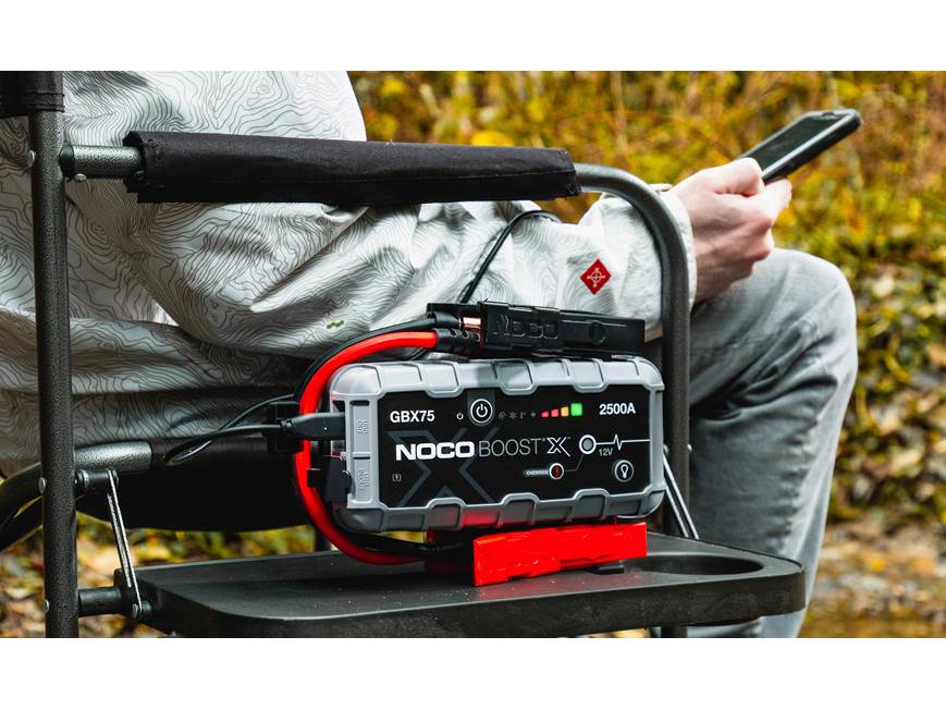 NOCO Boost X GBX75 UltraSafe 2500-amp portable jump starter at