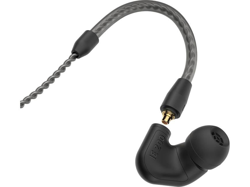Sennheiser IE 200 (Black) Wired in-ear monitor headphones (Black