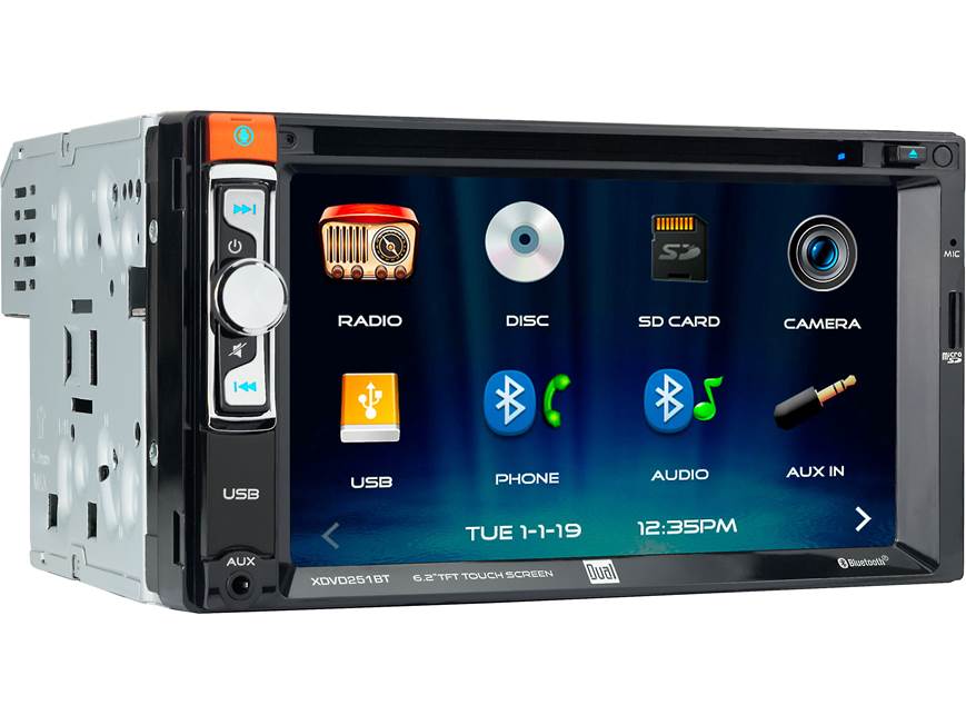Dual XDVD251BT DVD receiver at Crutchfield