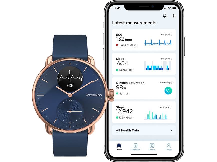 Fitness Trackers Withings Steel Hr Sapphire Blue Withings Steel HR