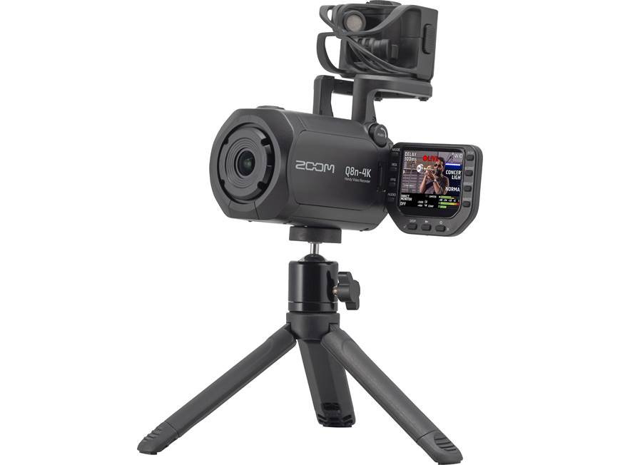 Zoom Q8n-4K Handy 4K video recorder with 4-track audio, XY stereo