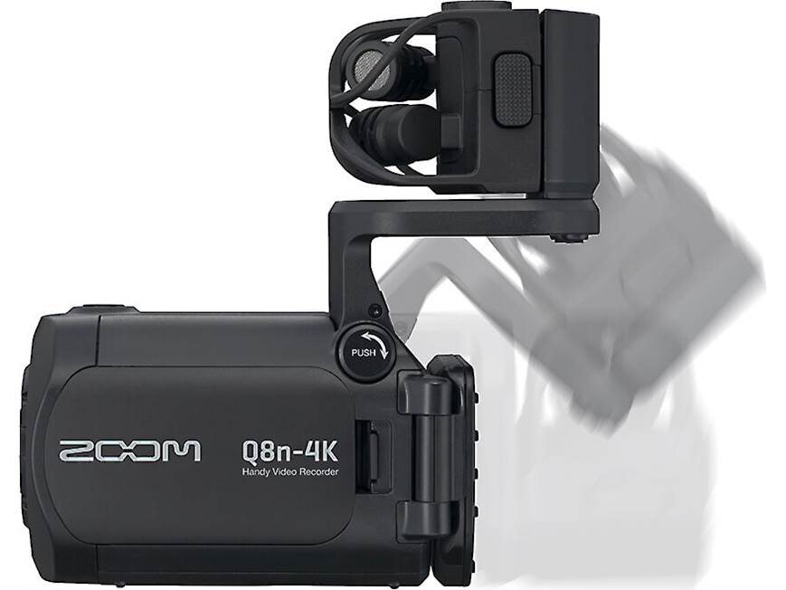 Zoom Q8n-4K Handy 4K video recorder with 4-track audio, XY stereo