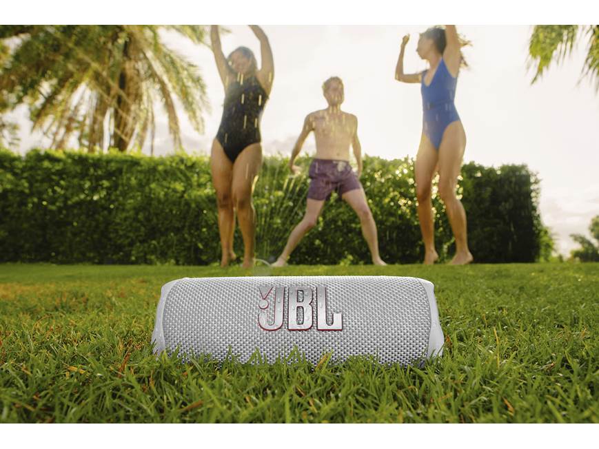 JBL Flip 6 (White) Waterproof portable Bluetooth® speaker (White