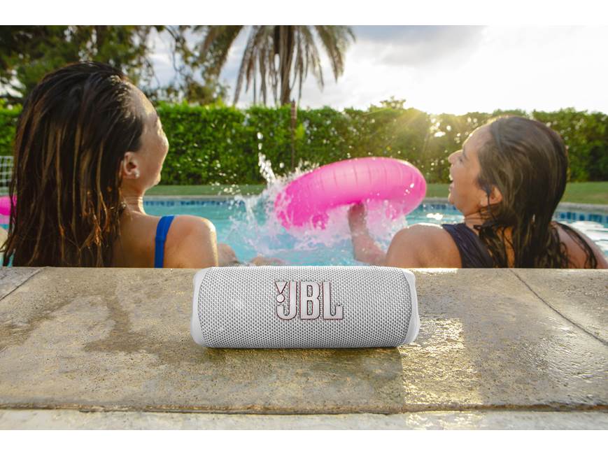 JBL Flip 6 (White) Waterproof portable Bluetooth® speaker (White