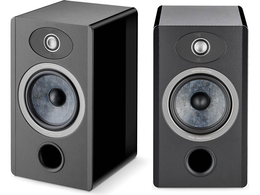 Focal Vestia No.1 (Black) Bookshelf speakers (Black) at Crutchfield