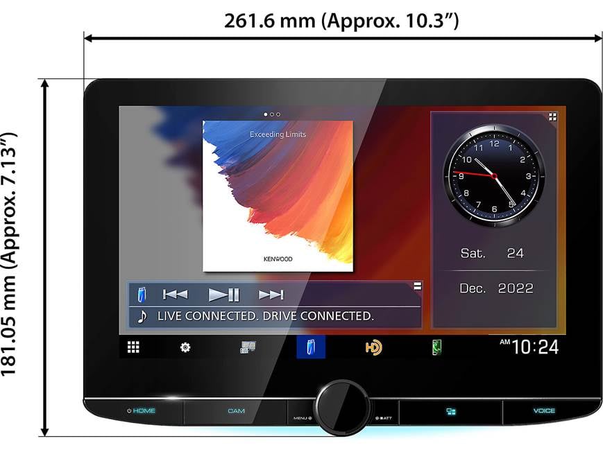 Kenwood Excelon Reference DMX1057XR Digital multimedia receiver at