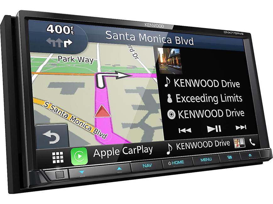 Kenwood DNX775RVS Navigation receiver for RV owners and truckers