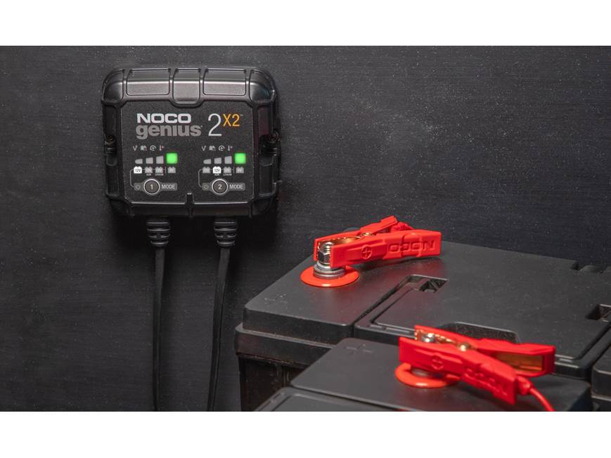 NOCO GENIUS2X2 GENIUS series 2-bank 12- or 6-volt battery charger