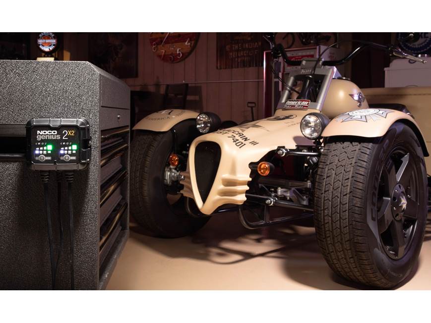NOCO GENIUS2X2 GENIUS series 2-bank 12- or 6-volt battery charger