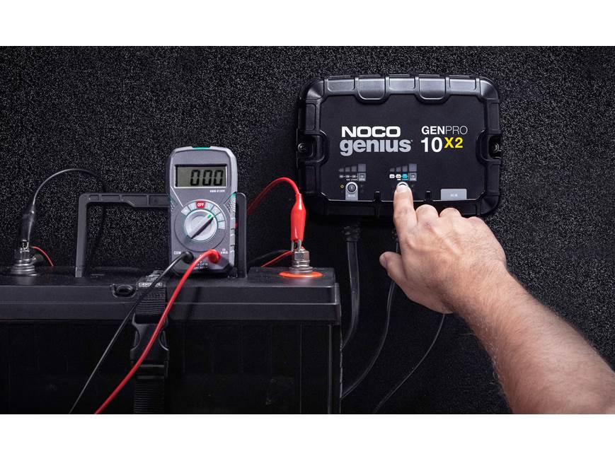 NOCO GENPRO10X2 GEN series 2-bank onboard 12-volt battery charger