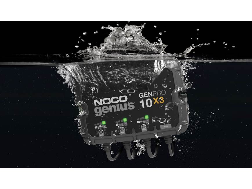 NOCO GENPRO10X3 GEN series 3-bank onboard 12-volt battery charger