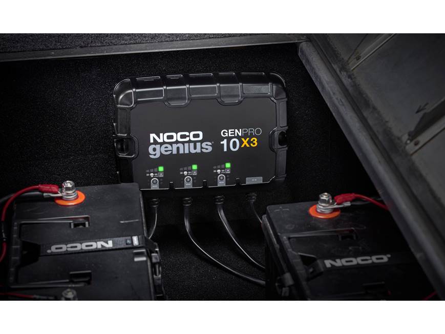 NOCO GENPRO10X3 GEN series 3-bank onboard 12-volt battery charger