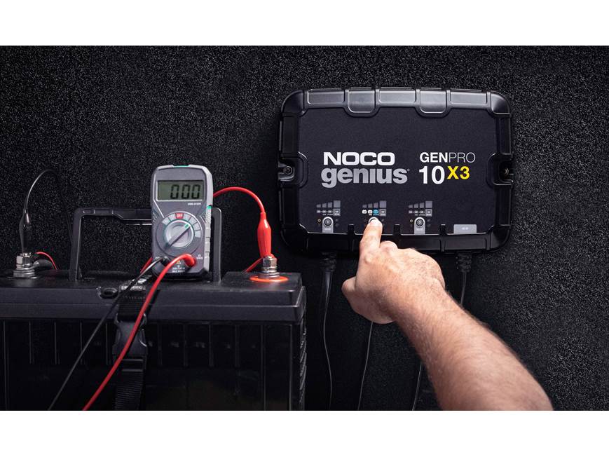 NOCO GENPRO10X3 GEN series 3-bank onboard 12-volt battery charger