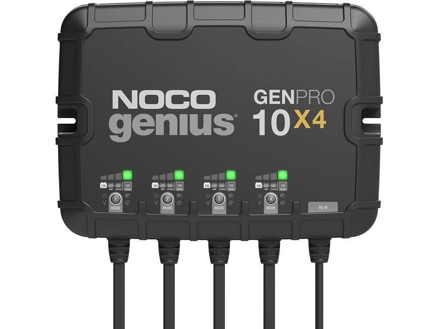 NOCO GENPRO10X4 GEN series 4-bank onboard 12-volt battery charger