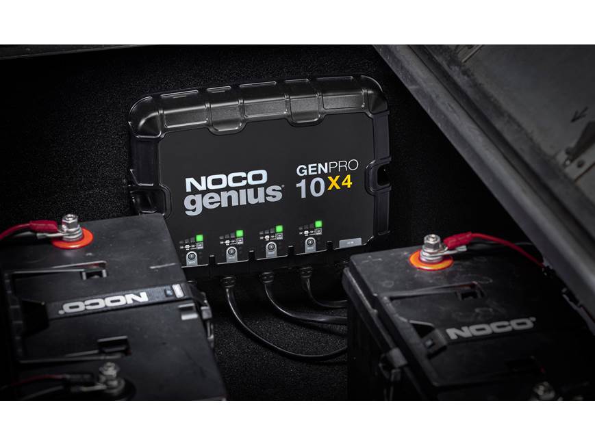 NOCO GENPRO10X4 GEN series 4-bank onboard 12-volt battery charger
