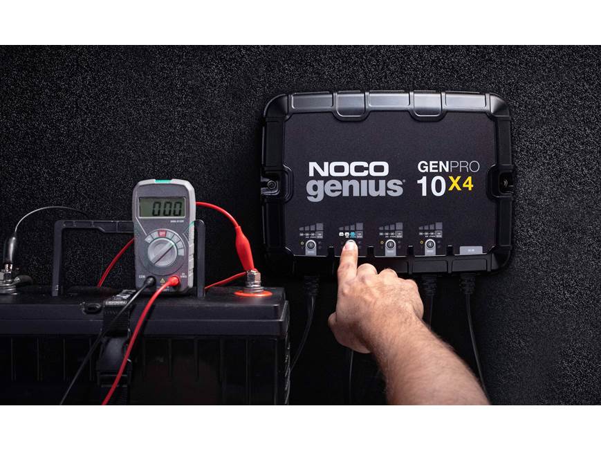 NOCO GENPRO10X4 GEN series 4-bank onboard 12-volt battery charger
