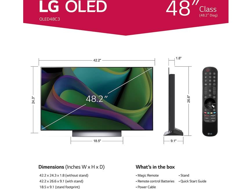 LG OLED48C3PUA (48