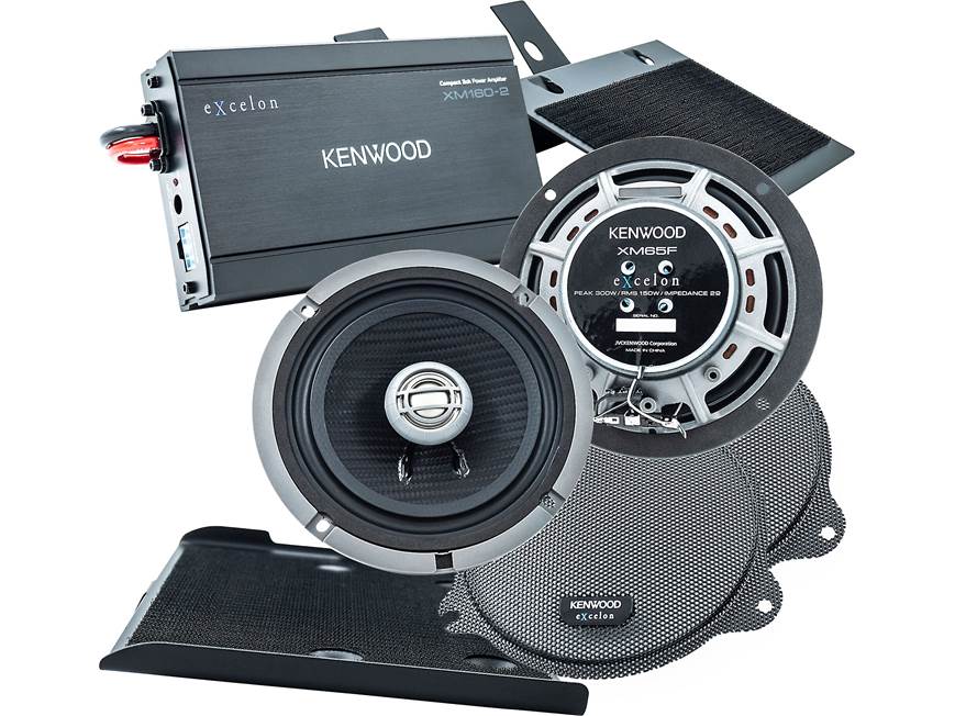 Kenwood Excelon P-HD1F Front audio kit for select 2014-up Harley