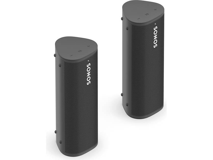 Sonos Roam 2-Pack (Black) Two wireless portable speakers with