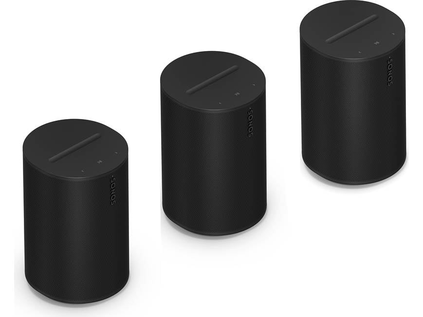 Sonos Era 100 3-pack (Black) Three wireless powered speakers with