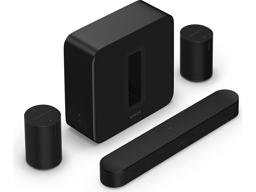 Sonos Beam 5.1 Home Theater Bundle (Black) Includes Sonos Beam
