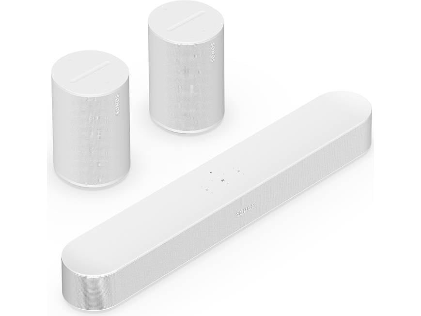 Sonos Beam 5.0 Home Theater Bundle (White) Includes Sonos Beam