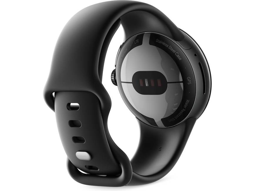 Google Pixel Watch (Matte Black case and Obsidian Active band