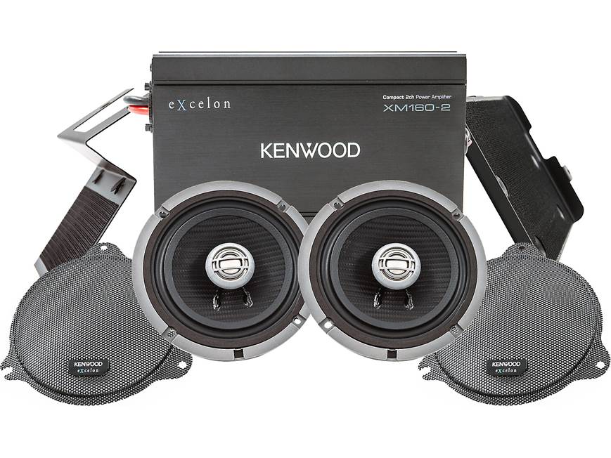 Kenwood Excelon P-HD1F Front audio kit for select 2014-up Harley
