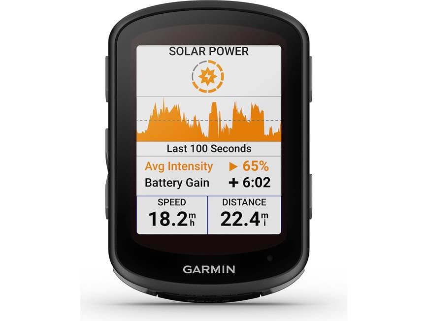 Garmin Edge 540 Solar GPS cycling computer with Power Glass™ at