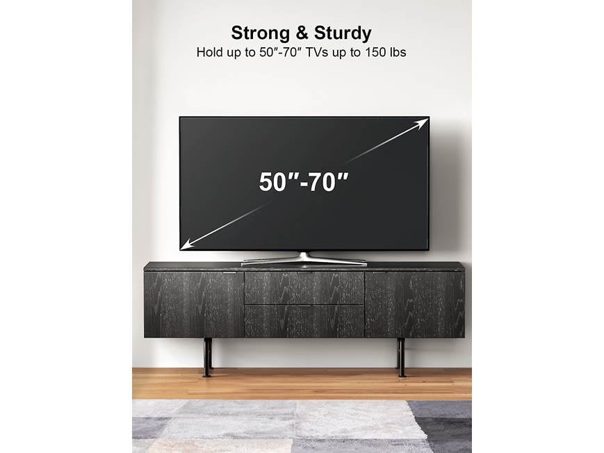 ErgoAV ERFFL5-01BB (Black) Enclosed cabinet for TVs up to 70