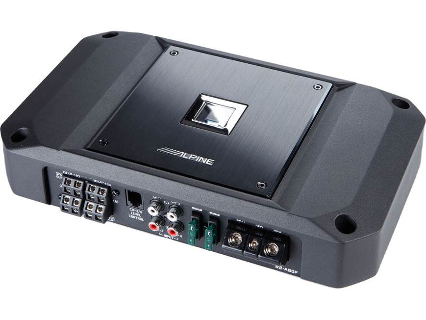 Alpine R2-A60F R2-Series 4-channel car amplifier — 100 watts RMS x