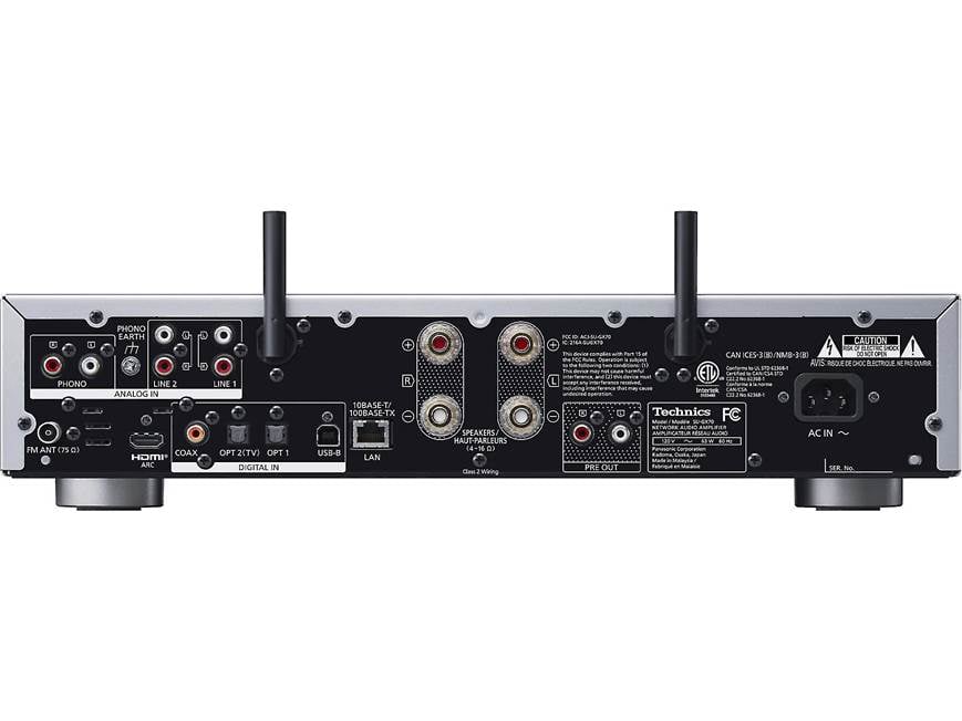 Technics SU-GX70 (Silver) Integrated amplifier with Bluetooth