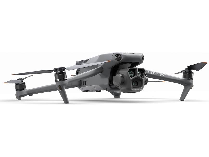 DJI Mavic 3 Pro/DJI RC Controller Aerial drone with gimbal-mounted